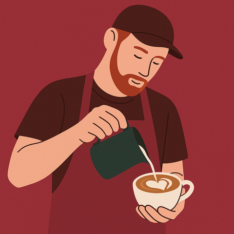 Latte art: od prvního srdce po soutěžní design